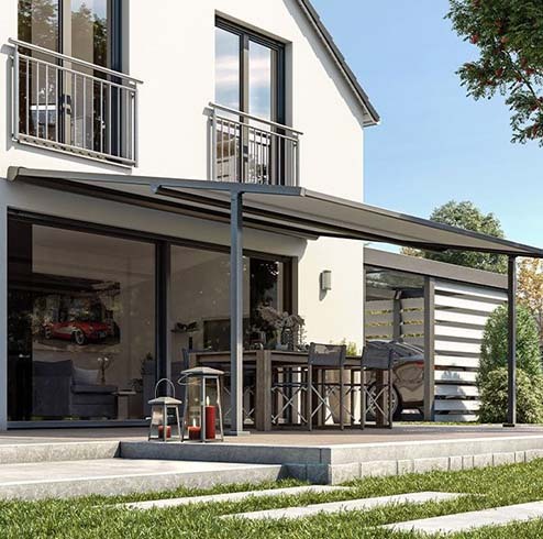 Kleine pergolascherm P350