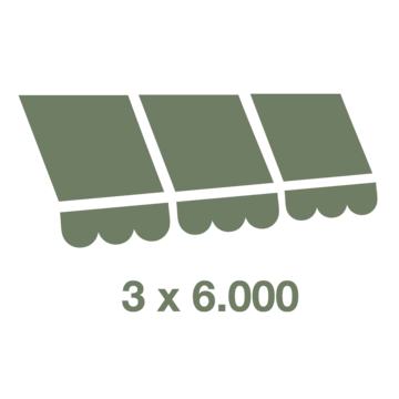 Mehrteilig: 3x6000 mm Mehrteilig: 3x6000 mm