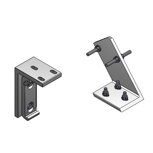 Dachsparrenhalter links