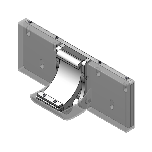 Wandkonsole 400 mm 0°-24°