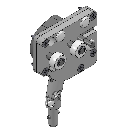 Fallstangenschlitten VV Getriebeseite links