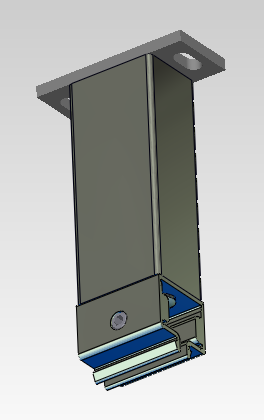 Schienenhalter 130 mm 