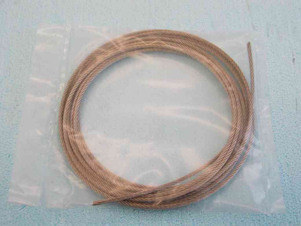Stahlseil 3 mm ohne Hülle