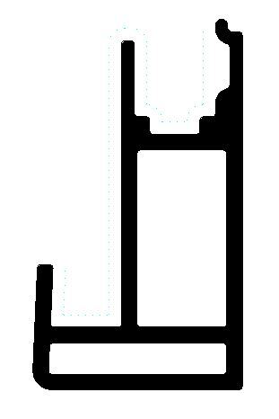 Führungsschiene vorn 2.430 mm