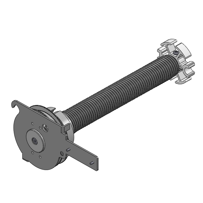 Federpaket T90 Lagerseite links [blau]