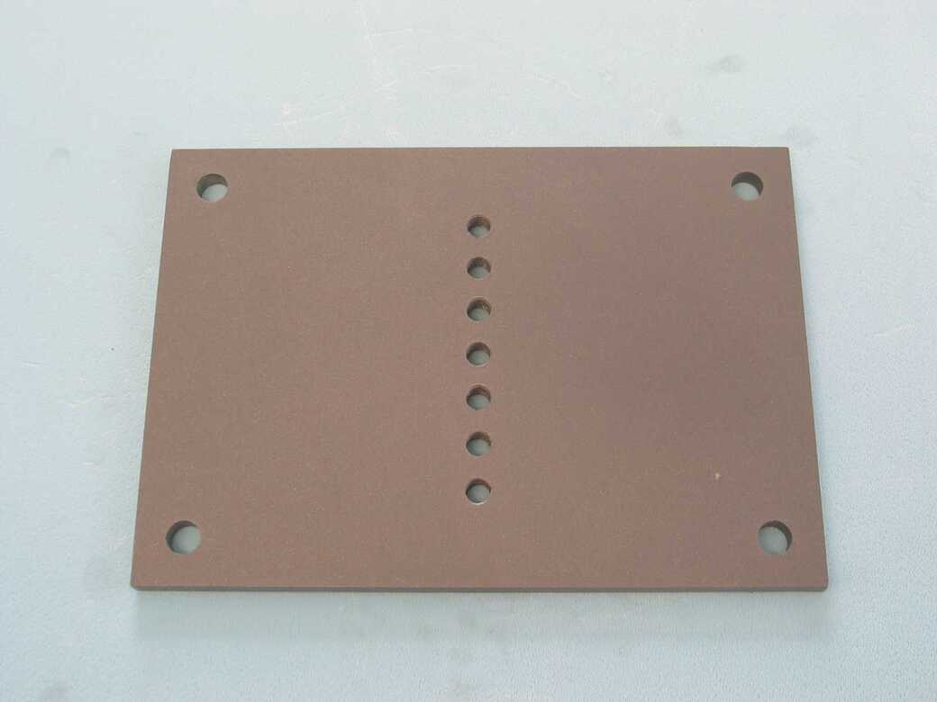 Montageplatte klein 280x200x10 für Wandkonsole