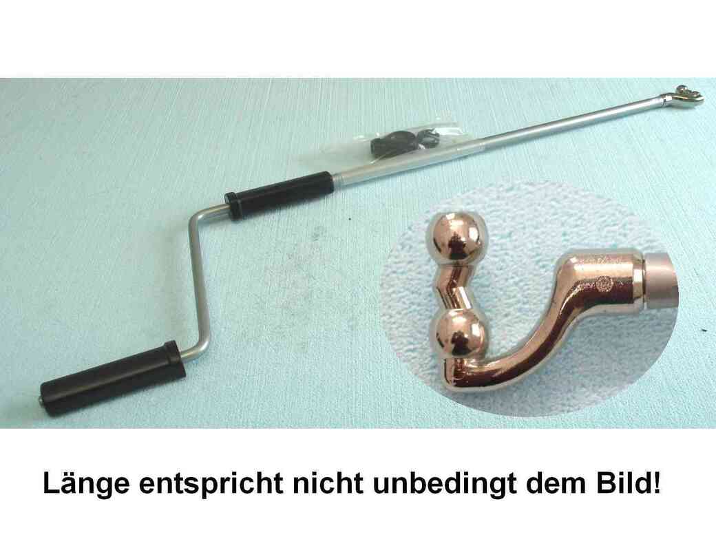 Kurbel 1400 mm mit Kugelkopf und Getriebeöse