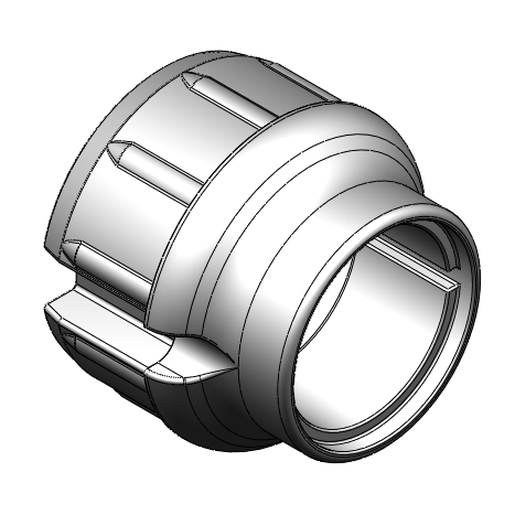 Tuchwellenzapfen Ø 78 Zip Motoradapter 50
