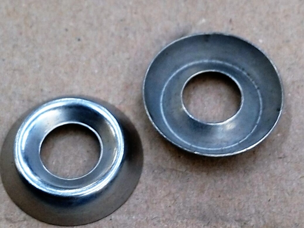 Rosette 90° für M8 1.4305 Vollmaterial